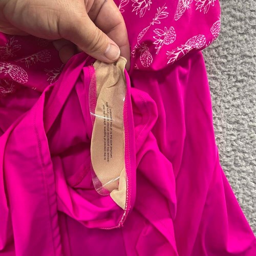 Catherines One-Piece Swimsuit Women 18W Tankini Barbie Pink Pineapple Plus NWT - Picture 5 of 10