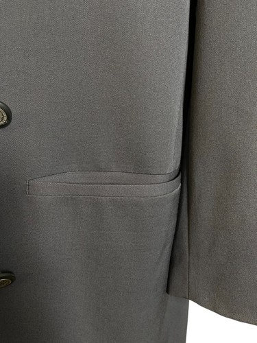 Mens Vintage 80s Gray Blazer by Marithe Francois Girbaud | Double-breasted suit - Picture 4 of 11