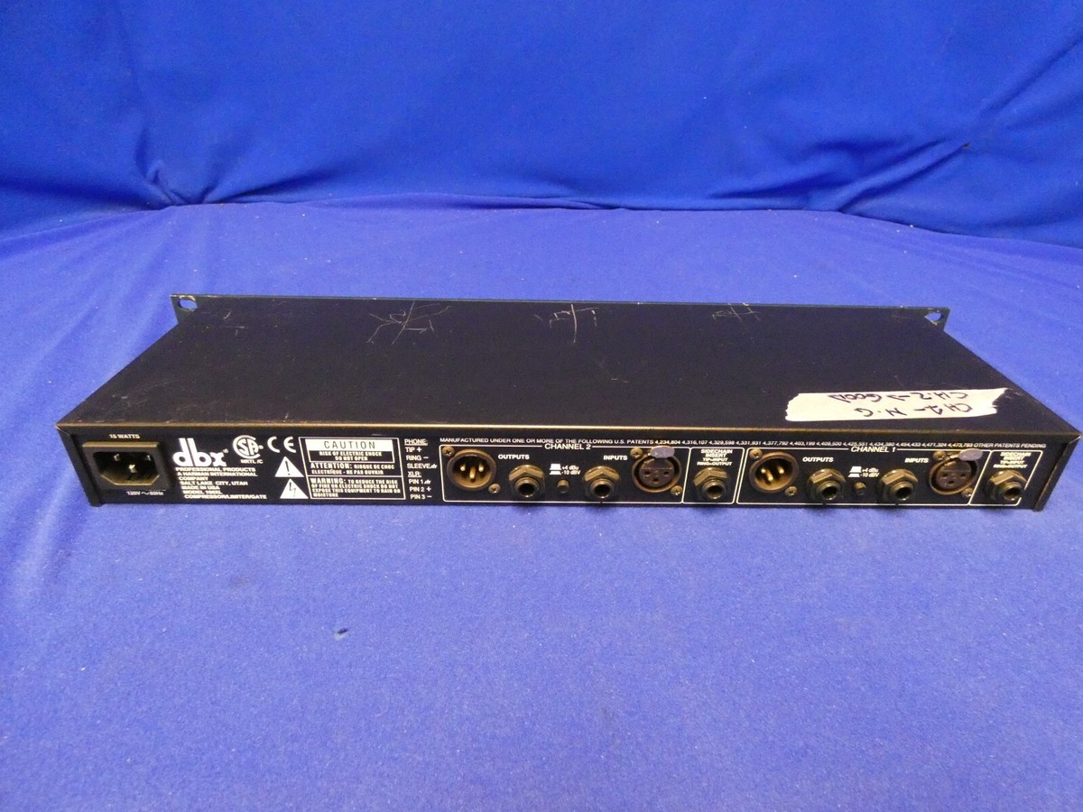 DBX 166XL Compressor/Limiter/ Gate (parts not working read