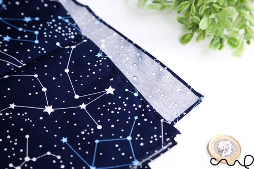 Hecho a Mano Bandana Algodón Azul Marino Horóscopo Estrella Fiesta Único Diadema Cuello Bufanda Y - Imagen 6 de 7