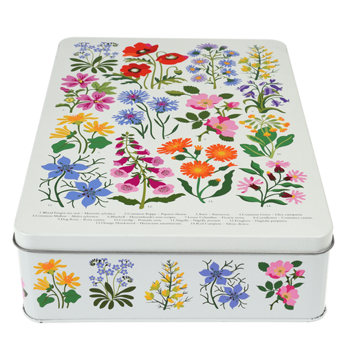 Keksdose square Rex London Metall ca. 27x19cm Dackel Blumen Gebäckdose Blech - Picture 6 of 8
