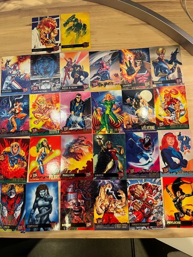 Fleer Ultra '95 X-men - 26 Cards Lot - Freshly Opened