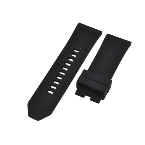 Correa de reloj Mega Chief DZ4378 26 mm de goma negra para diésel - Imagen 3 de 7