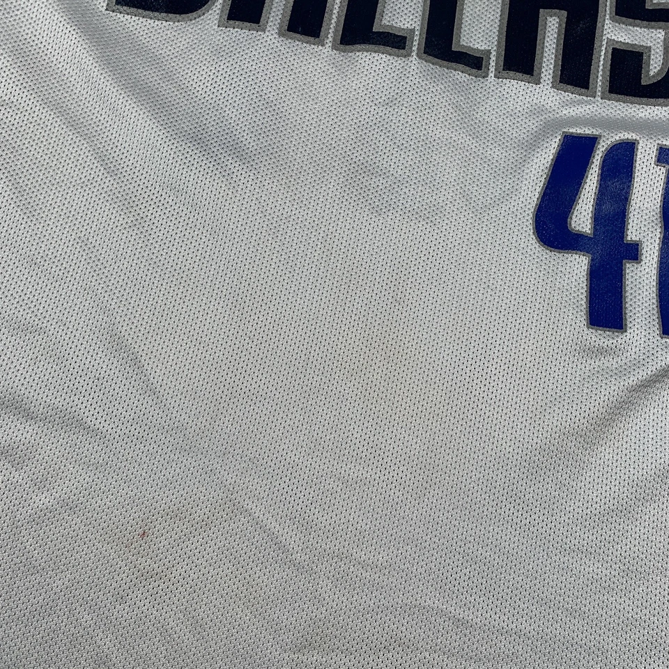 Camiseta para hombre Dirk Nowitzki Dallas Mavericks XL blanca Reebok vintage #41 NBA Foto 4 de 4