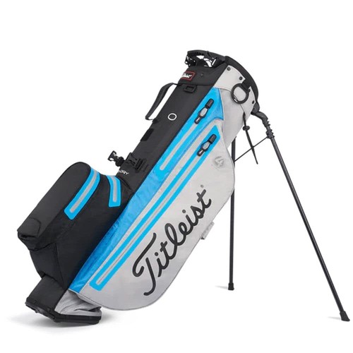NEU Titleist Players 4 StaDry Standbag - Grau / Schwarz / Dorado