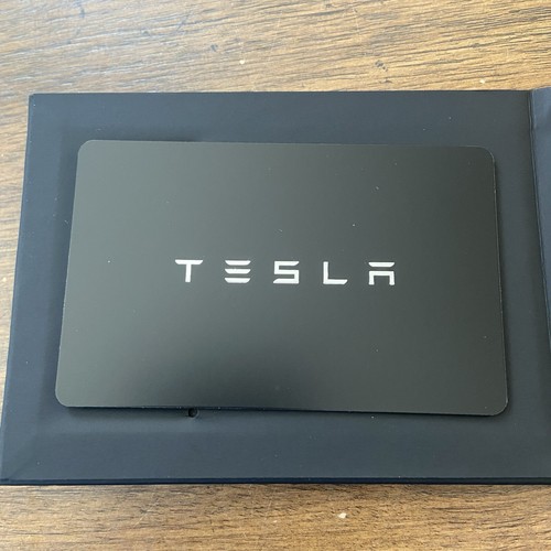 Tesla Cybertruck key card NFC smart keycard (2pc) bifold wallet PN: 1131087-21-K - Picture 5 of 24