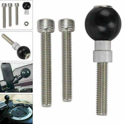 Motorrad Halterung Mount Lenker Klemmen Basis Kugel M8 Schraube Für Ram-B-367U - Bild 3 von 12