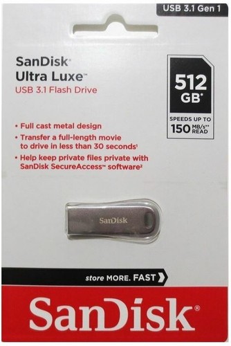 SanDisk 16GB 32GB 64GB 128GB 256GB LUXE Chiavette USB 3.2 Gen 1 Flash Drive IT - Photo 9/12
