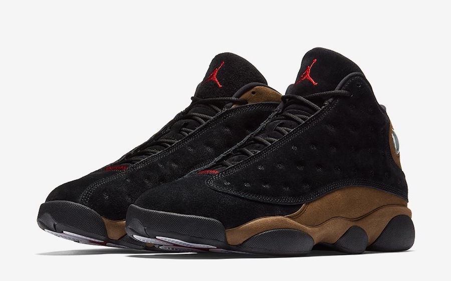 Nike Men's Air Jordan 13 Retro Olive Black Red Basketball Shoes Sz 12 414571-006 Nike Men's Air Jordan 13 Retro Olive Black Red Basketball Shoes Sz 12 414571-006