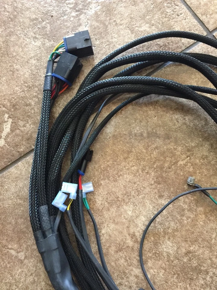 Arnés de cableado principal para motocicleta saxon corona negra bobber 2006 módulo Thunderheart Foto 3 de 4