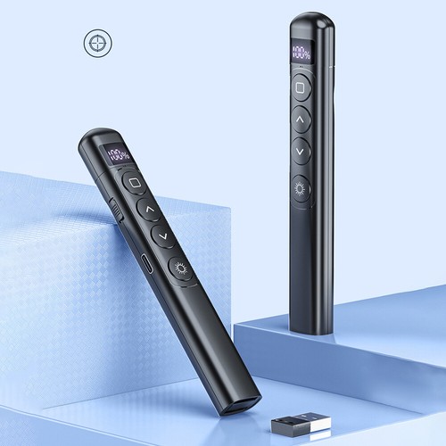 Power point Presentation Remote Wireless USB PPT Presenter Laser Pointer Clicker - Photo 5/21