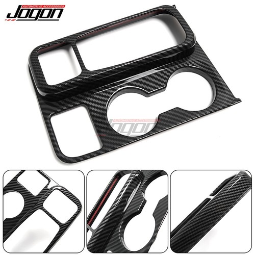Recorte del panel de cambio de engranajes de consola central para Ford Maverick 2022-23 ABS aspecto de carbono - Imagen 3 de 9