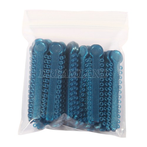 1040 Stck. Ligaturkrawatte Zahnkieferorthopädie Ring Elastisch Latexbänder 45 Farben - Bild 273 von 496