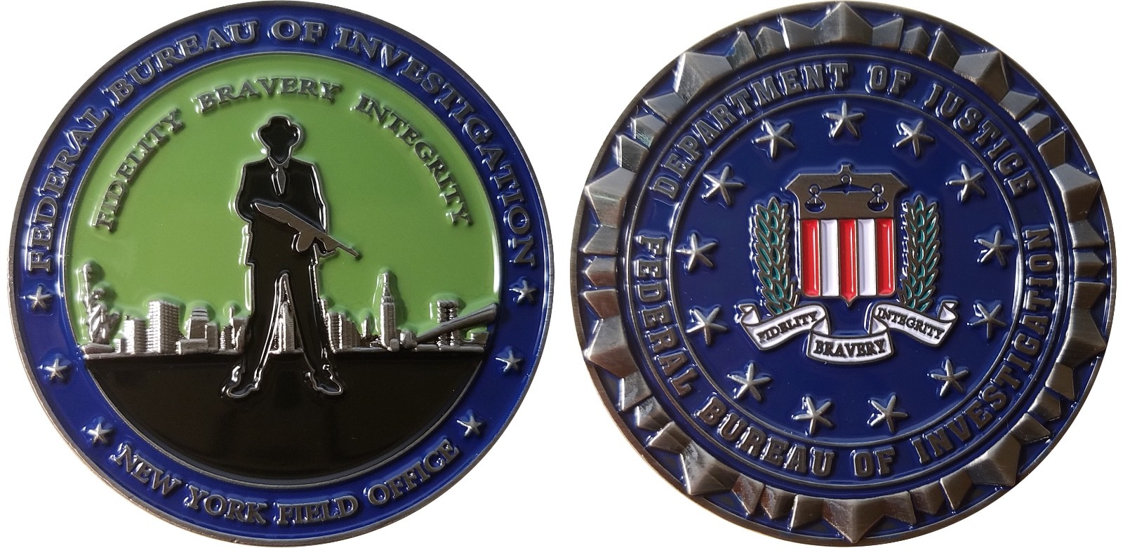 FBI NY CHALLENGE COIN