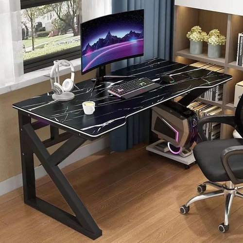 Gaming Desk Home Office Desk - Computer Desk Study Table Laptop Desk Wood Table( - Picture 4 of 6