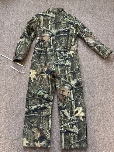 Walls Youth Camo Overalls Size 18 Insulated Zip Hunting Snow Warmth Outdoors - Picture 12 of 13