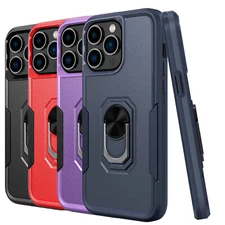 For iPhone 13 14 Pro Max Plus Hard Case Rugged Shockproof Armor Phone Cover