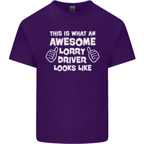 This Is What an Awesome Lorry Driver Looks Mens Cotton T-Shirt Tee Top - Picture 74 of 102