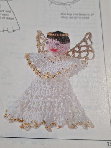 Magic Crochet Magazine Oct 1995 98 Creche Angel Dolls Parasol Sweater Poncho - Picture 5 of 13