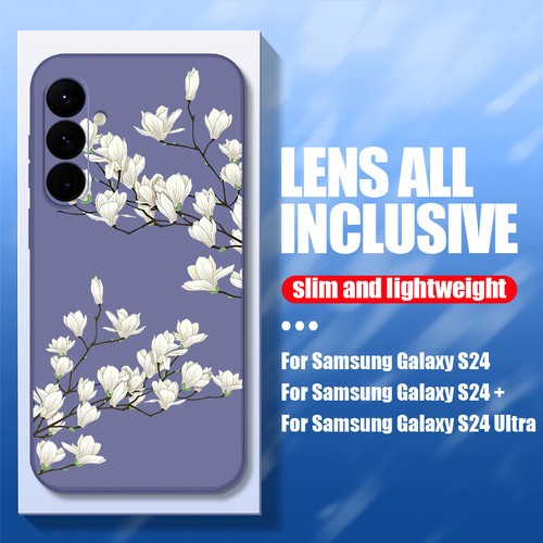 Funda Protectora Para Samsung Galaxy A16 A55 A15 A54 A35 S24 S25 Silicona Cover Flores - Imagen 6 de 22