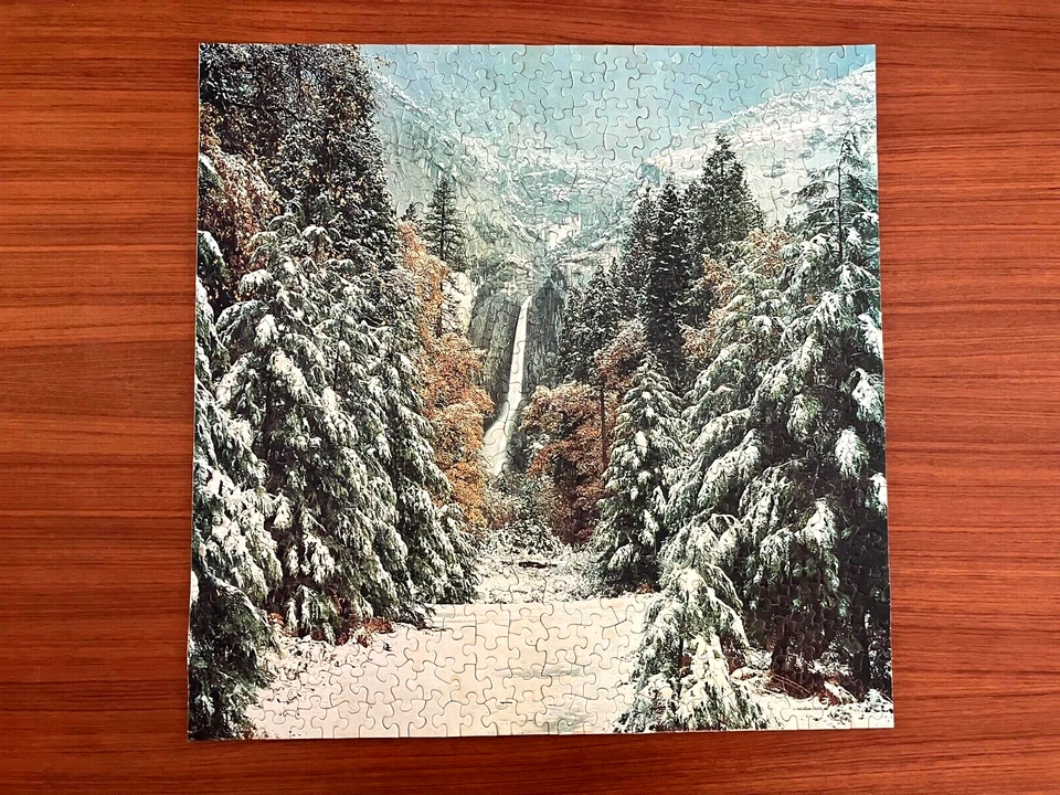 Винтажный полный 500 + шт. «ЗИМА в ГОРАХ» пазл Springbok - Изображение 4 из 4