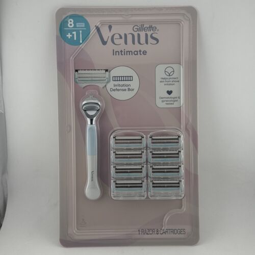 Gillette Venus Female Intimate Grooming 1 Handle + 8 Cartridges