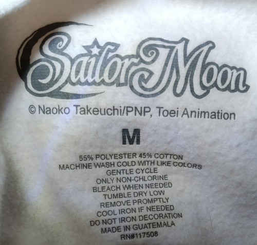 Sudadera Sailor Moon Naoko Takeuchi Niñas Blanca Talla Med Multicolor - Imagen 5 de 7