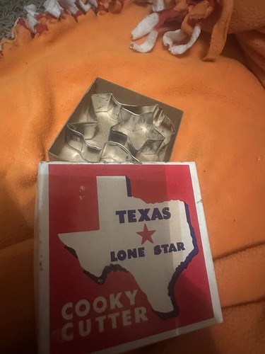 Vintage Texas Lone Star State Cooky Cookie Cutter - Picture 1 of 2