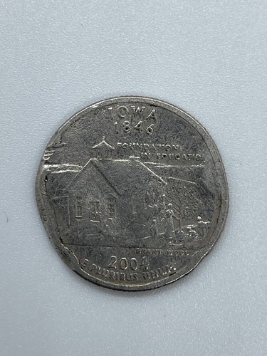 Rare 2004 Iowa quarter cud error - Picture 2 of 2