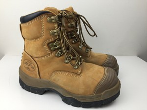 Boots - Lace-Up - Safety Toe - Size UK 