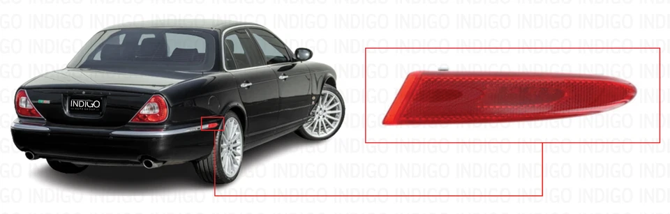 Правый задний габаритный фонарь Jaguar XJ8 2004 - 2007 C2C2049 со стороны пассажира - Изображение 2 из 3