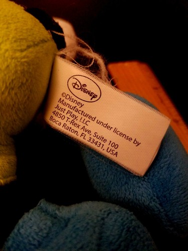 Peluche souvenir "Just Play" DISNEY Topolino con vestiti blu e verdi; giocattolo 10" - Foto 6 di 12