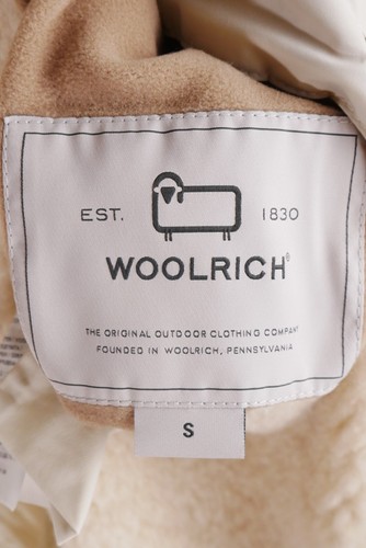 WOOLRICH Women's S Cream Wool Reversible Teddy Parka Hooded Jacket Coat RRP $899 - Picture 13 of 15