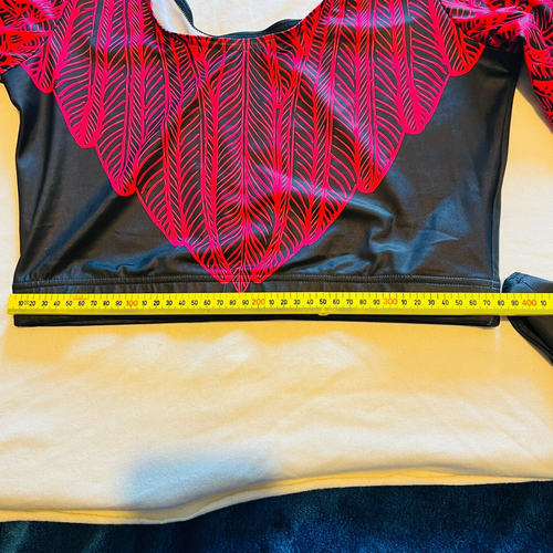 Blackmilk Blood Wing Long Sleeve Crop Top Size XL - Bild 10 von 13