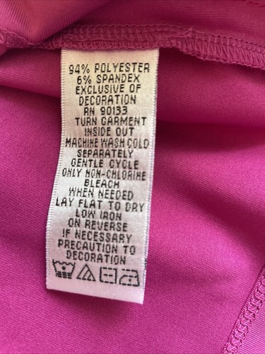 Joan Rivers Sequined Sparkly Shell Tank Pink Stretch Knit Women's Size XL NWT - Picture 5 of 6