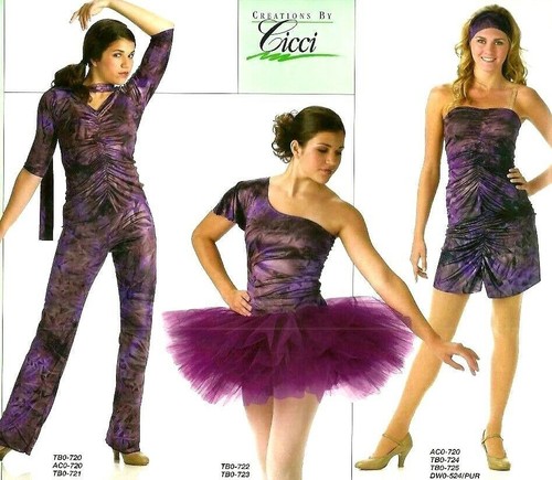 Rhythms Child X-Small Dance Costume POWDERPUFF Ballet TUTU & Camisole TOP New - Picture 3 of 7