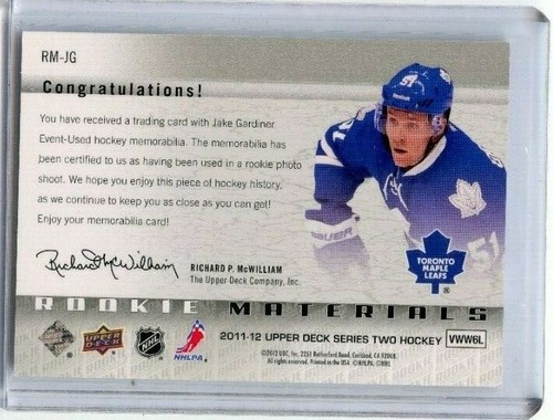 2011-12 Upper Deck Rookie Materials Pick what you need!!!! - Picture 13 of 33