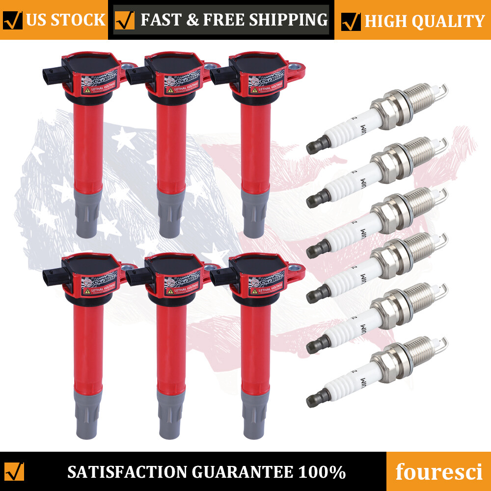 Set Of 8 Ignition Coil Pack And Spark Plugs Fits For 2000 2001 2002