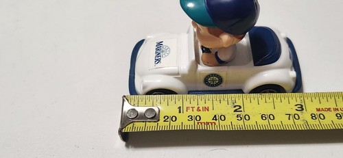 1995 ERTL Volkswagon Beetle 3" MLB Rockies VW Bobble Head Diecast Vintage White - Picture 10 of 10