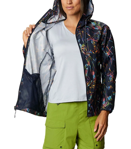 Columbia - Side Hill - Womens Printed Windbreaker - SIZE M - Picture 5 of 23