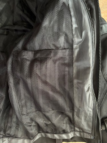 Street and Steel Armored Padded Motorcycle Jacket Size Medium Black Zip Pockets - Picture 11 of 16