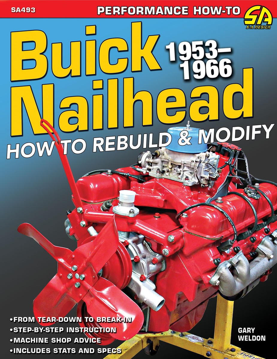 Rebuild Modify Buick Nailhead engine 1953-1966 book manual