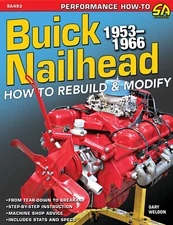 Rebuild Modify Buick Nailhead engine 1953-1966 book manual 264 322 364 401 425