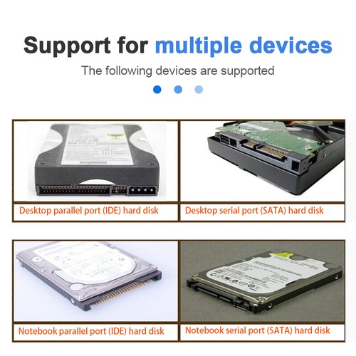 USB 2.0 to SATA PATA IDE Adapter Konverterkabel für 2,5/3,5 Zoll HDD SSD Adapter - Bild 12 von 12