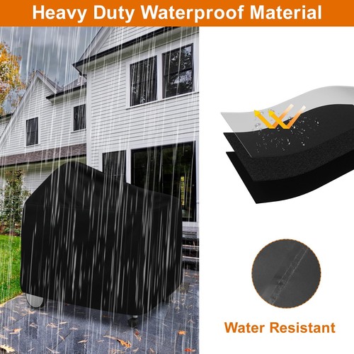 Weber Performer Deluxe 22 Inch Grill Cover Heavy-Duty Waterproof BBQ Cover - Picture 4 of 7