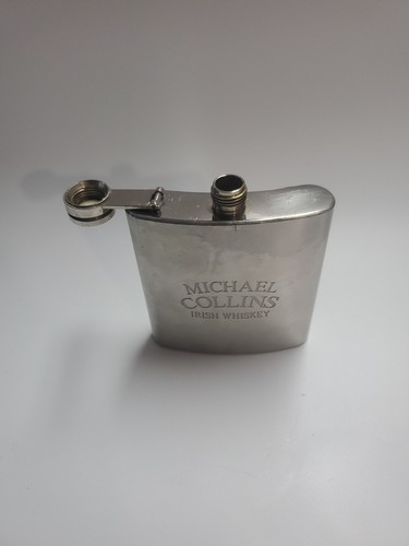 *FRASCO DE ACERO INOXIDABLE * Michael Collins * WHISKY IRLANDÉS * 6 oz - Imagen 4 de 4
