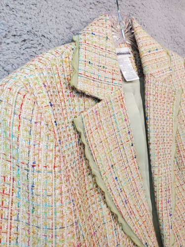 Worthington Damen Mehrfarbig Tweed Blazer Größe 6 - Bild 8 von 16