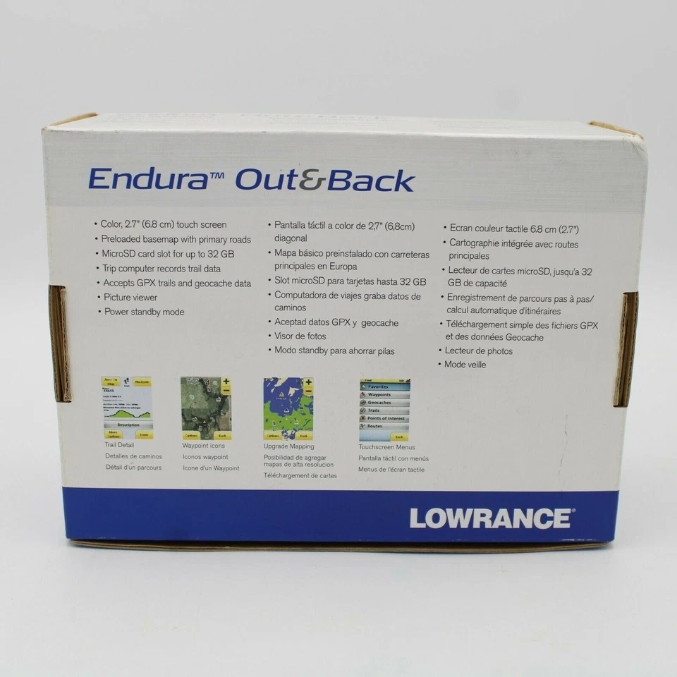 Lowrance Out & Back Outdoor GPS Navigator NOS Tested And Working - Image 4 of 4
