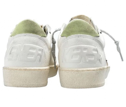 Golden Goose Ball Star Sneakers White Beige Green Women NIB EU 36 US 6 - Picture 5 of 6