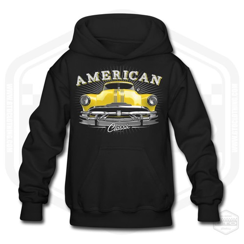 Children's 1963 Pontiac Chieftain American Classic Car Hoodie - Picture 3 of 17